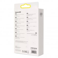 Cablu Baseus Crystal Shine USB la Lightning 2.4A 2m Albastru