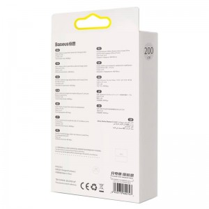 Cablu Baseus Crystal Shine USB la Lightning 2.4A 2m Albastru