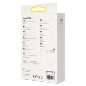 Cablu Baseus Crystal Shine USB la Lightning 2.4A 2m Negru