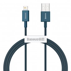 Cablu Baseus Superior Series USB la Lightning 2.4A 1m Albastru