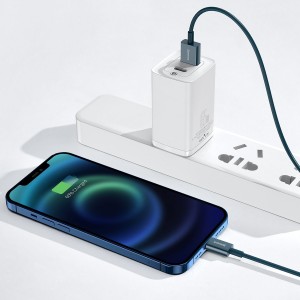 Cablu Baseus Superior Series USB la Lightning 2.4A 2m Albastru
