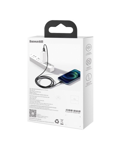 Cablu Baseus Superior Series USB la Lightning 2.4A 2m Negru Cablu Baseus Superior Series USB la Lightning 2.4A 2m Negru
