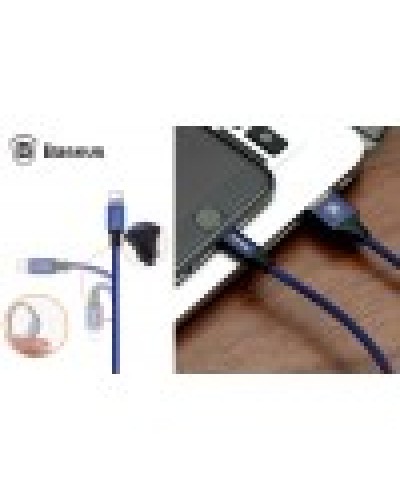 Cablu Baseus Yiven USB la Lightning 2A 1.2m Albastru