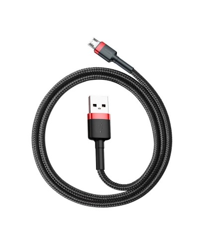 Cablu Baseus Cafule USB la Micro-USB 1.5A 2m Negru & Roșu Cablu Baseus Cafule USB la Micro-USB 1.5A 2m Negru & Roșu
