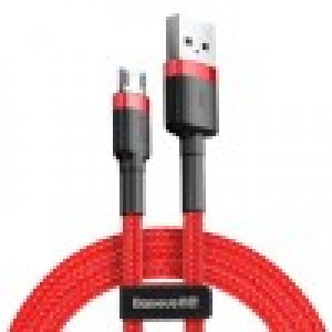 Cablu Baseus Cafule USB la Micro-USB 2.4A 1m Roșu