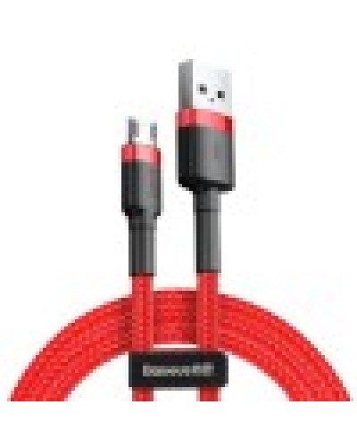 Cablu Baseus Cafule USB la Micro-USB 2.4A 1m Roșu