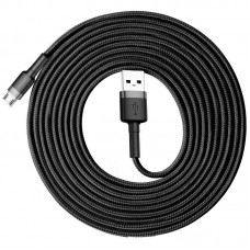 Cablu Baseus Cafule USB la Micro-USB 1.5A 2m Negru & Gri