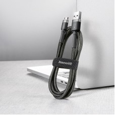 Cablu Baseus Cafule USB la Micro-USB 1.5A 2m Negru & Gri