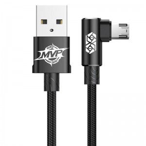 Cablu Baseus MVP Elbow USB la Micro-USB 1.5A 2m Negru