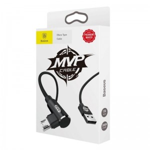 Cablu Baseus MVP Elbow USB la Micro-USB 1.5A 2m Negru