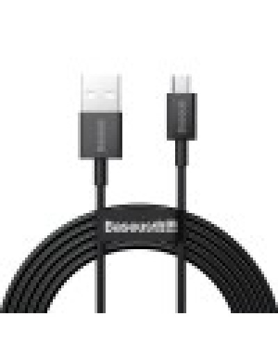 Cablu Baseus Superior Series USB la Micro-USB 2A 1m Negru