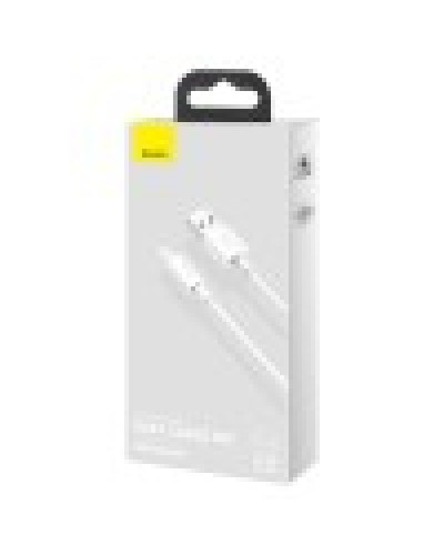 Cablu Baseus Simple Wisdom USB la Micro-USB 2.1A 1.5m Alb Cablu Baseus Simple Wisdom USB la Micro-USB 2.1A 1.5m Alb