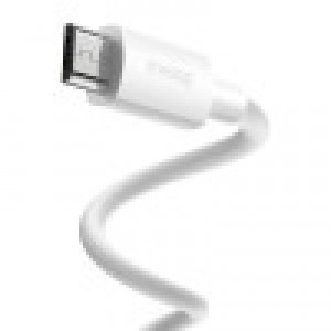 Cablu Baseus Simple Wisdom USB la Micro-USB 2.1A 1.5m Alb