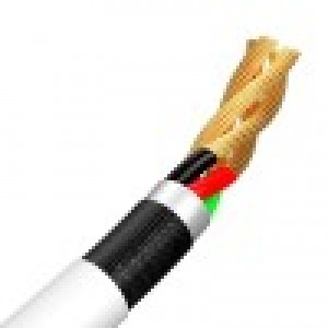 Cablu Baseus Simple Wisdom USB la Micro-USB 2.1A 1.5m Alb