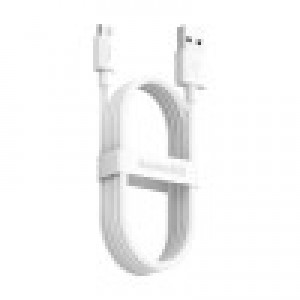 Cablu Baseus Simple Wisdom USB la Micro-USB 2.1A 1.5m Alb