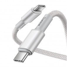 Cablu BASEUS High Density Type-C to Type-C, 100W, 1m - Alb