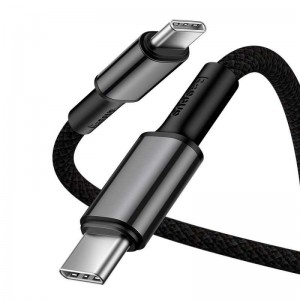 Cablu BASEUS High Density Type-C to Type-C, 100W, 1m - Negru