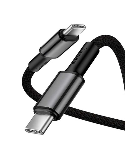 Cablu BASEUS High Density Type-C to Type-C, 100W, 1m - Negru