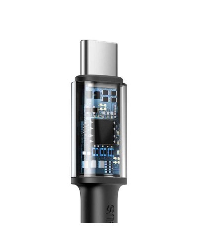 Cablu BASEUS High Density Type-C to Type-C, 100W, 1m - Negru