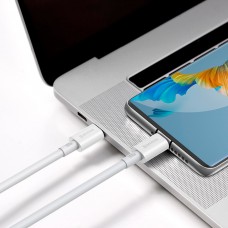 Cablu Baseus Superior Series USB-C la USB-C 100W 1m Alb