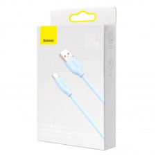Cablu Baseus Jelly USB la USB-C 100W 1.2m Albastru