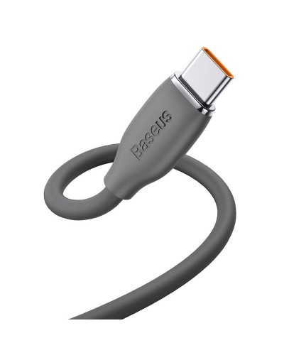 Cablu Baseus Jelly USB la USB-C 100W 1.2m Negru Cablu Baseus Jelly USB la USB-C 100W 1.2m Negru
