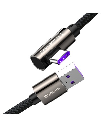 Cablu Baseus Legend Series USB la USB-C 66W 1m Negru Cablu Baseus Legend Series USB la USB-C 66W 1m Negru