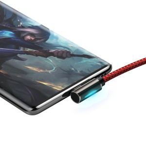 Cablu BASEUS Legend Series USB to Type-C, 66W, 1m - Rosu