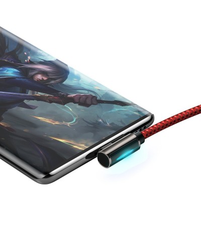 Cablu BASEUS Legend Series USB to Type-C, 66W, 1m - Rosu