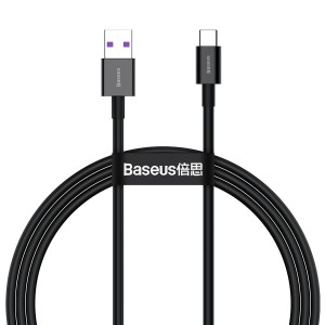 Cablu Baseus Superior Series USB la USB-C 66W 1m Negru