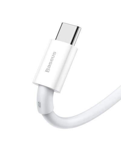 Cablu BASEUS Superior Series USB to Type-C, 66W, 2m - Alb