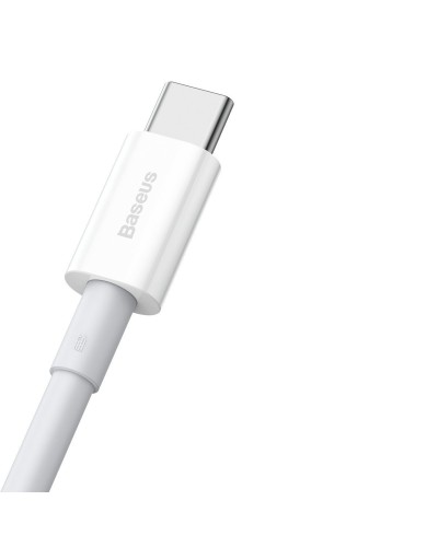 Cablu BASEUS Superior Series USB to Type-C, 66W, 2m - Alb