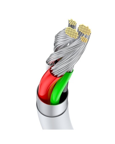 Cablu BASEUS Superior Series USB to Type-C, 66W, 2m - Alb