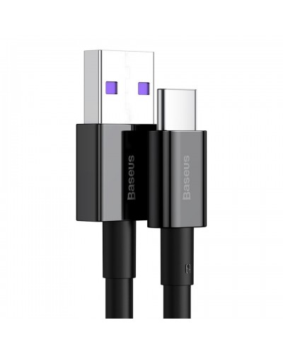 Cablu BASEUS Superior Series USB to Type-C, 66W, 2m - Negru