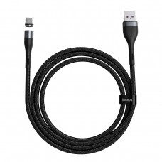 Cablu Magnetic BASEUS USB to Type-C, 5A, 1m - Negru & Gri