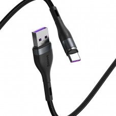 Cablu Magnetic BASEUS USB to Type-C, 5A, 1m - Negru & Gri