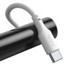 Cablu Baseus Simple Wisdom USB la USB-C 5A 1.5m Alb
