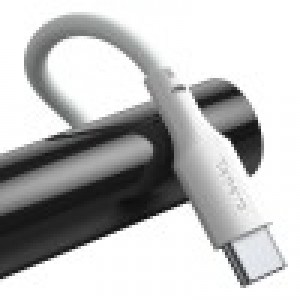 Cablu Baseus Simple Wisdom USB la USB-C 5A 1.5m Alb