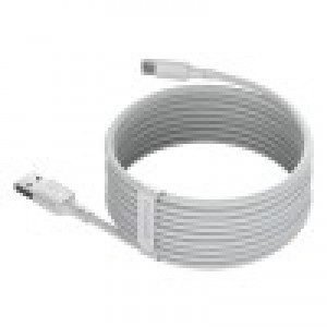 Cablu Baseus Simple Wisdom USB la USB-C 5A 1.5m Alb