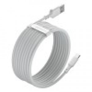 Cablu Baseus Simple Wisdom USB la USB-C 5A 1.5m Alb