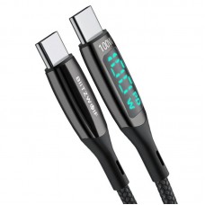 Cablu BlitzWolf BW-TC24 Type-C to Type-C, 5A, 100W, 0.9m - Negru