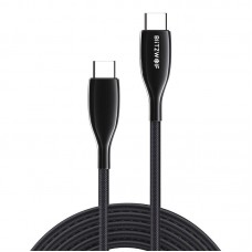 Cablu BlitzWolf BW-TC24 Type-C to Type-C, 5A, 100W, 1.8m - Negru