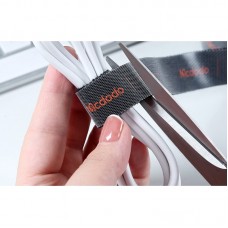 Organizator cabluri McDodo VS-0690, 1m - Negru 