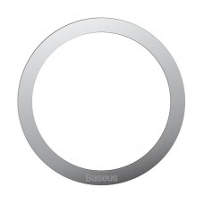 Set 2x Inel Adaptor MagSafe Baseus Halo Series - Plăcuță Magnetică Telefon - Argintiu