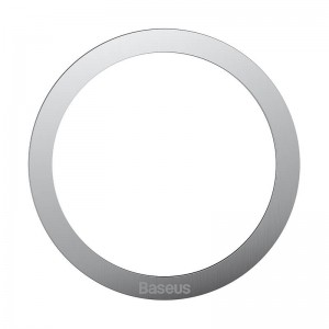 Set 2x Inel Adaptor MagSafe Baseus Halo Series - Plăcuță Magnetică Telefon - Argintiu