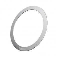 Set 2x Inel Adaptor MagSafe Baseus Halo Series - Plăcuță Magnetică Telefon - Argintiu