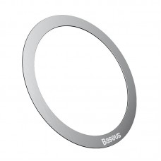 Set 2x Inel Adaptor MagSafe Baseus Halo Series - Plăcuță Magnetică Telefon - Argintiu