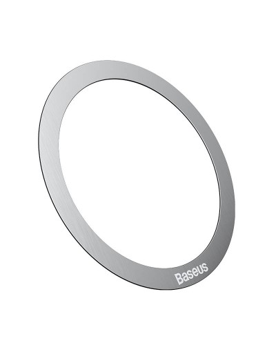 Set 2x Inel Adaptor MagSafe Baseus Halo Series - Plăcuță Magnetică Telefon - Argintiu