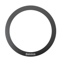 Set 2x Inel Adaptor MagSafe Baseus Halo Series - Plăcuță Magnetică Telefon - Negru