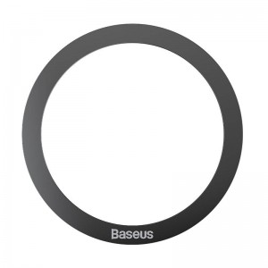 Set 2x Inel Adaptor MagSafe Baseus Halo Series - Plăcuță Magnetică Telefon - Negru